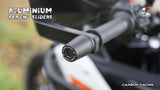 Aluminium Bar End Sliders for KTM Adventure 390/250/X (2025 Model) - Black