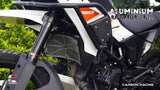 CRISS CROSS Aluminium Radiator Guard for KTM Adventure 390/250/X (2025 Model) - Silver