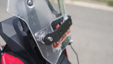 Number Plate Holder Over the Stock Windshield for NX 500