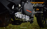 "TRACTION" Adjustable Adventure Footpegs