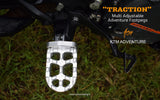 "TRACTION" Adjustable Adventure Footpegs