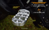 "TRACTION" Adjustable Adventure Footpegs
