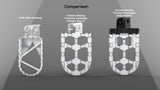 "TRACTION" Adjustable Adventure Footpegs