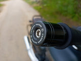 Premium CNC Machined Aluminium Bar Ends - Black (Hollow Handlebar Version)