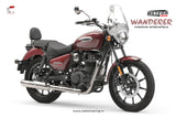 "WANDERER" -  Premium Windshield for RE Meteor 350