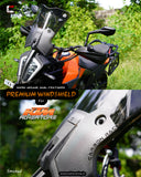 V2 - KTM 390 Adventure Touring Windshield - Smoked (Full  Set)