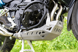 Aluminium Skid Plate / Sump Guard for NX 500 E-Clutch (Brushed Finish)