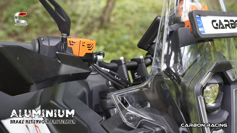 Aluminium Front Brake Reservoir Protector for KTM Adventure 390/250/X (2025 Model) - Orange
