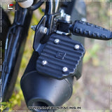 "JOURNEY" Premium Pillion Footrest with Traction Top for Hunter 350