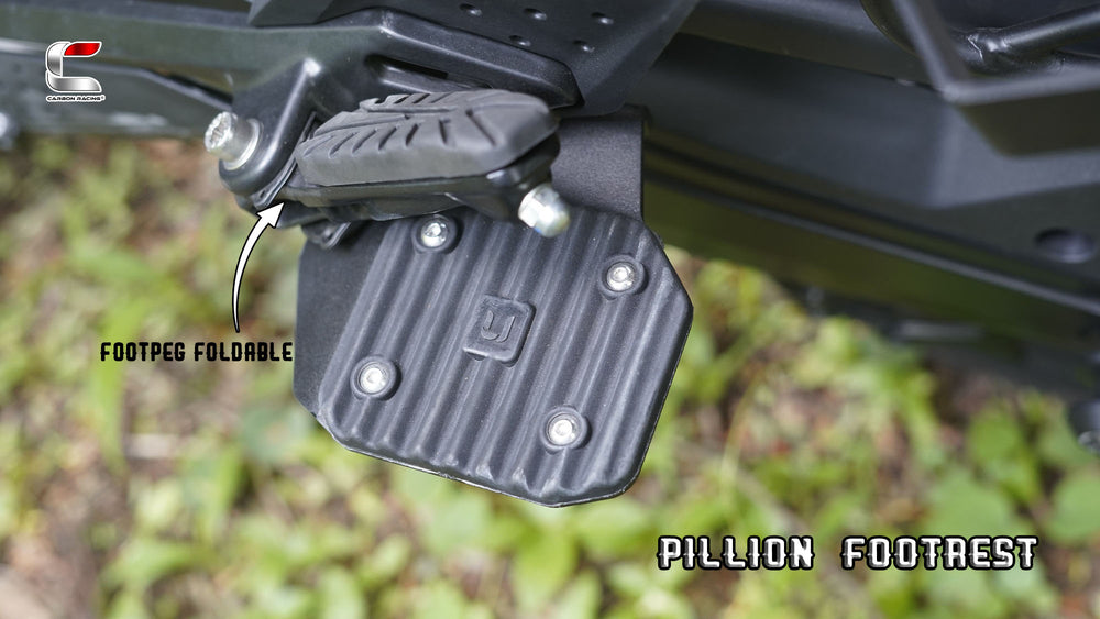 Premium Pillion Footrest with Traction Top for KTM Adventure 390/250/X (2025 Model)
