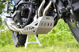 Aluminium Skid Plate / Sump Guard for NX 500 E-Clutch (Brushed Finish)