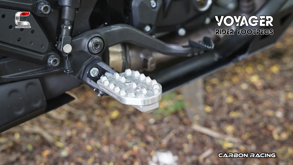 TRACTION - Premium CNC Aluminium Rally Footpegs for KTM Adventure 390/250/X (2025 Model)