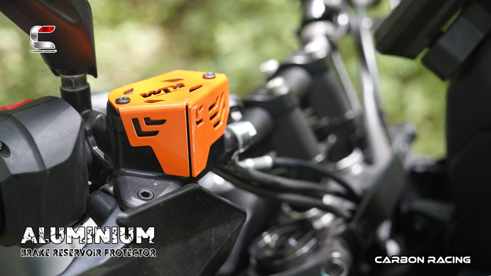 Aluminium Front Brake Reservoir Protector for KTM Adventure 390/250/X (2025 Model) - Orange