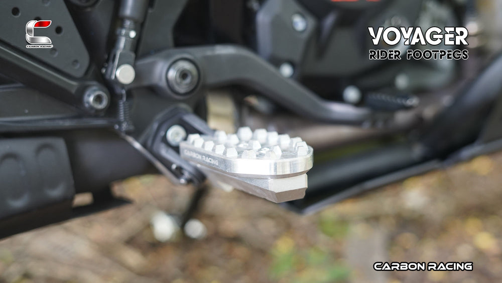 TRACTION - Premium CNC Aluminium Rally Footpegs for KTM Adventure 390/250/X (2025 Model)