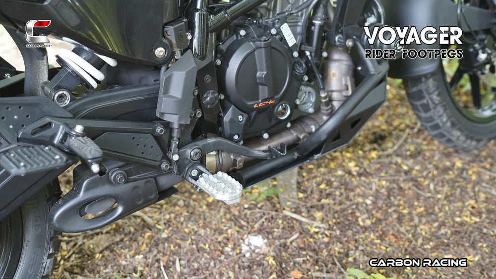 TRACTION - Premium CNC Aluminium Rally Footpegs for KTM Adventure 390/250/X (2025 Model)