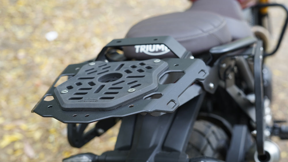 ATLAS Top Rack with Vibration Dampener For Triumph Scrambler 400X ...