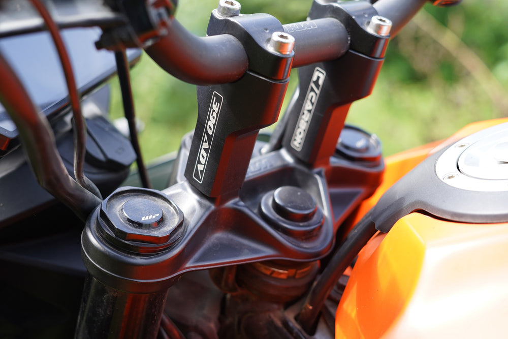 Premium Handlebar Riser (Stem Riser) - KTM Adventure – CARBON RACING