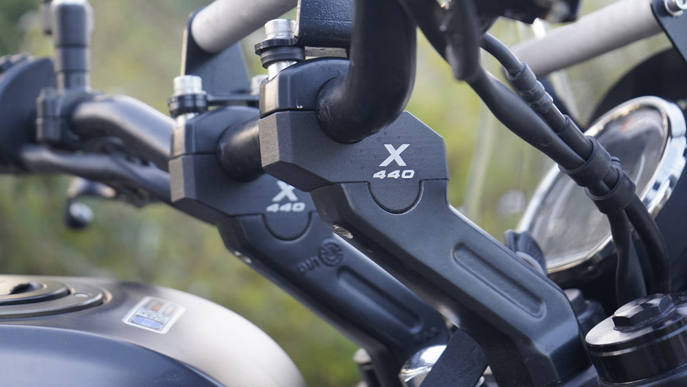 Premium Pull-Back (Offset) Handlebar Risers for HD X440 - PRE ORDERS ...
