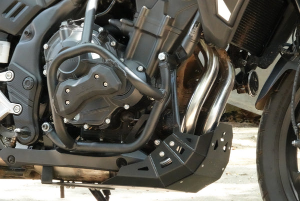 Rally Engine Guard with Engine Sliders for NX 500 – CARBON RACING