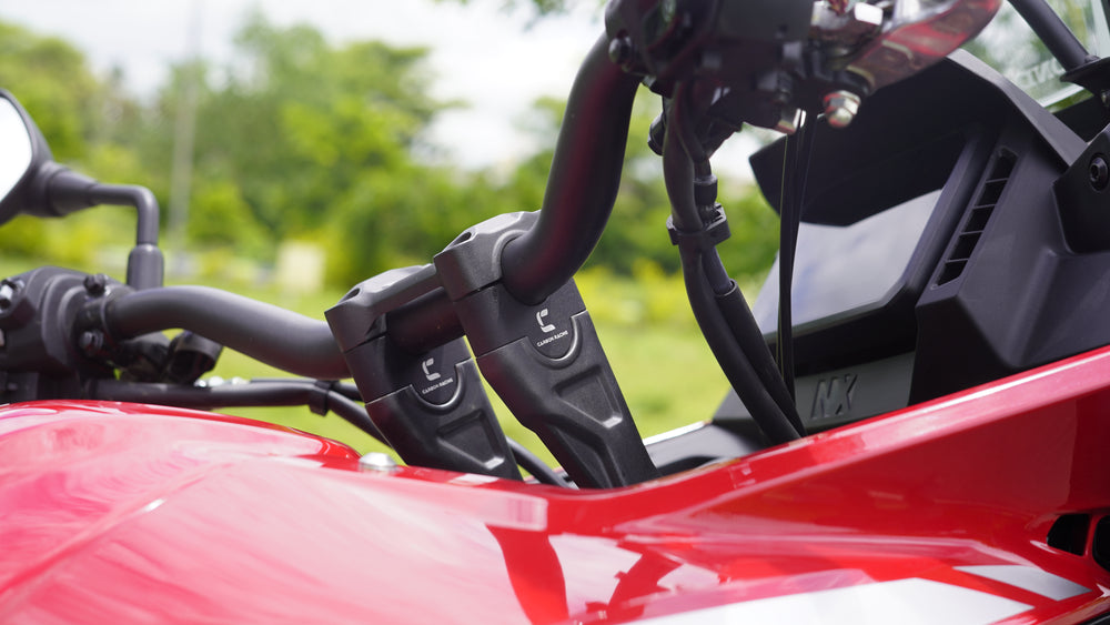 Straight Handlebar Risers for NX 500