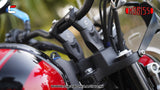 REACH - Inclined Handlebar Riser for Yamaha XSR 155 - Black