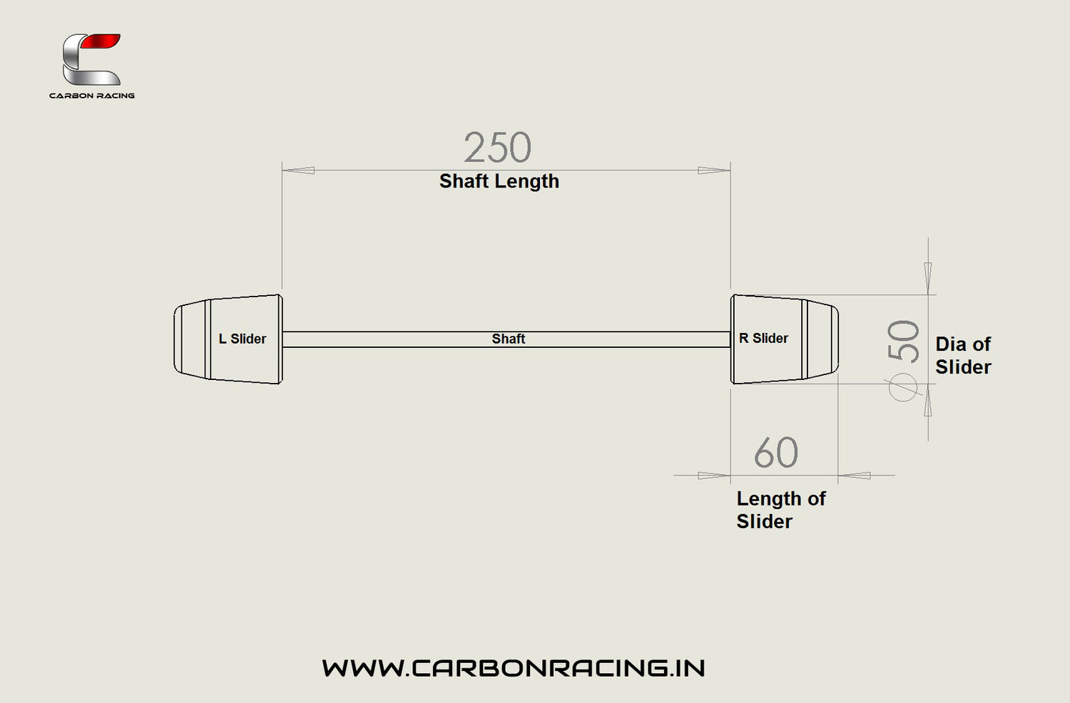 Premium Aluminium Fork Sliders for Himalayan 450 - Polished Silver