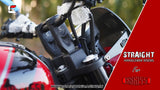 Straight Handlebar Riser for Yamaha XSR 155 - Black