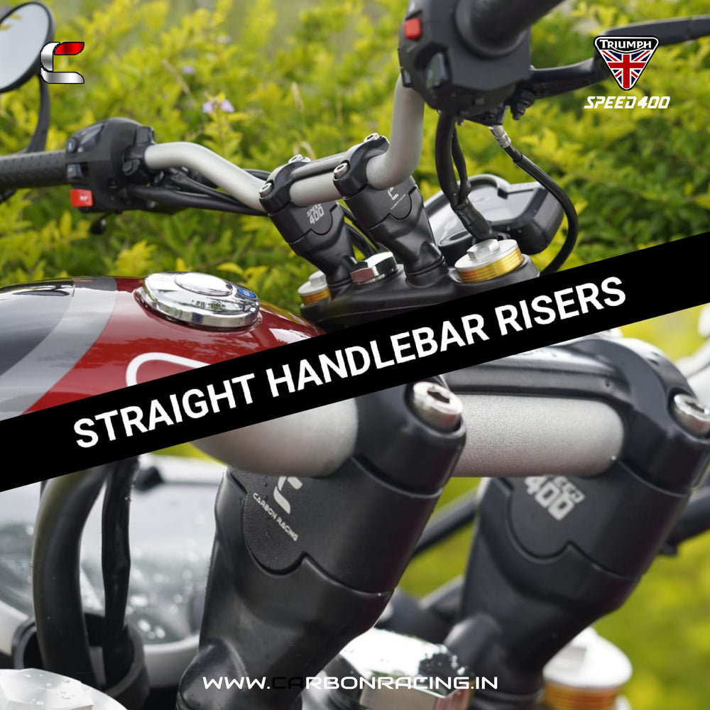 Straight Handlebar Risers for Triumph Speed 400 (Pre-Orders)