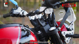 Straight Handlebar Riser for Yamaha XSR 155 - Silver