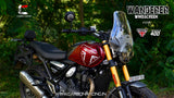"WANDERER" Premium Touring Windshield for Triumph Speed 400 - Clear