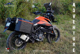 AdvenTOUR EXPLORER Panniers For KTM Adventure - Orange/Black