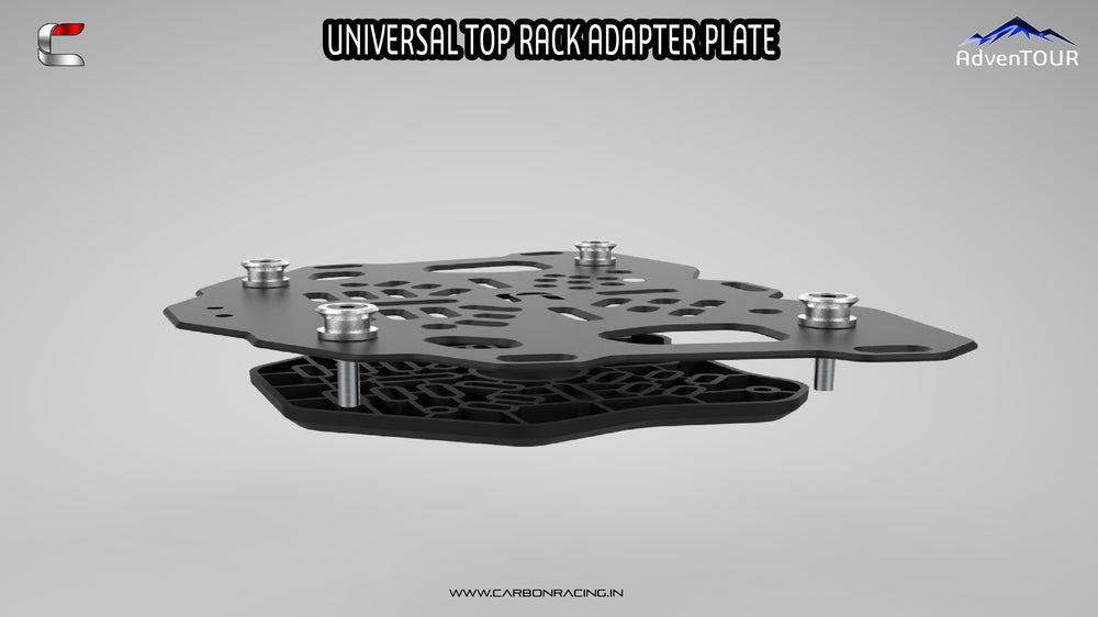 Top Plate Box Support Universal Top Box Mounting Kit + Top Rack Plate – CARBON RACING