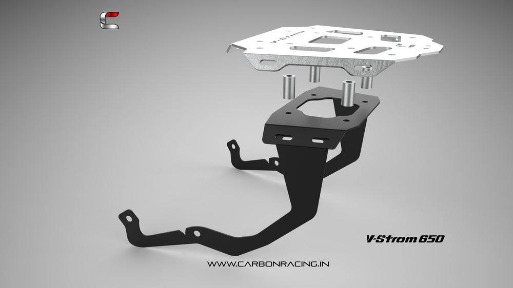 Premium Top Rack with OEM Rack Supports for V-Strom 650 XT (Part Code: VPTR-K)