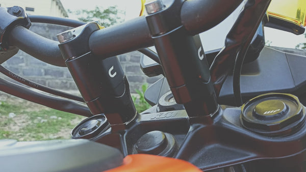 Straight Handlebar Risers for 390 Adventure - 2 Inch - ON PRE-ORDERS ...