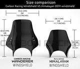 "WANDERER" - Premium Windshield for Honda CB 350 - Smoked