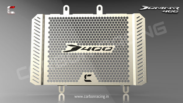 Aluminum Radiator Guard for Dominar 400 (All Years) – CARBON RACING
